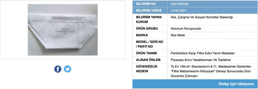 41 maske markası güvensiz çıktı! Bakanlık tek tek açıkladı ünlü bir marka da var - Resim: 3
