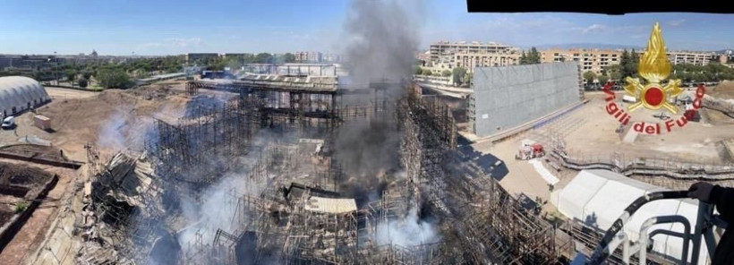 Dünyaca ünlü film stüdyosu Cinecitta’da yangın çıktı! - Resim: 1