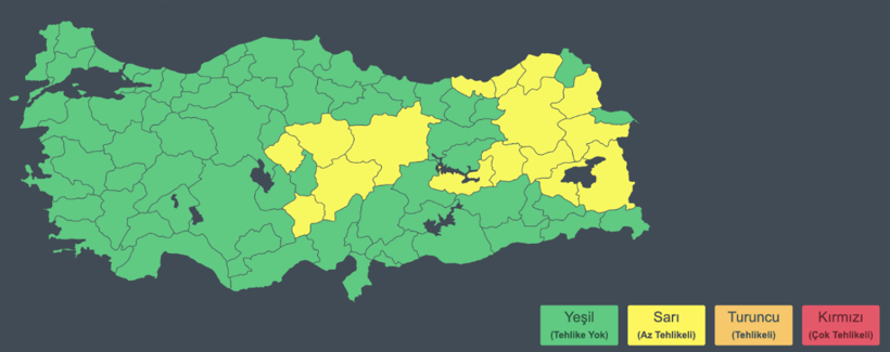 16 Kentte alarm! Kar, zirai don ve rüzgara dikkat - Resim: 3