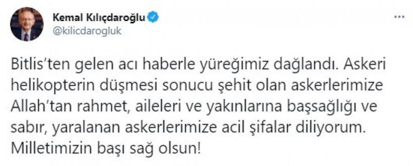 Türkiye şehitlerine ağlıyor! 11 şehidimiz için siyasilerden başsağlığı mesajları geldi - Resim: 8