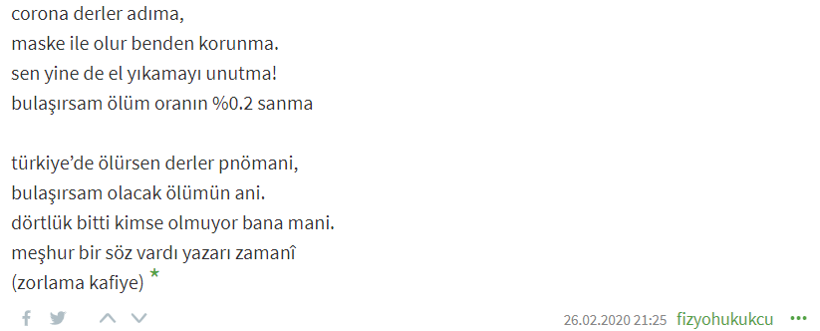 EkşiSözlük'te dikkat çeken koronavirüs paylaşımları - Resim: 1