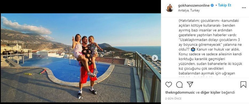 Gökhan Özen Selen Sevingen'den olan iki kızı Ada Deren ve Derin Su ile hasret giderdi - Resim: 4