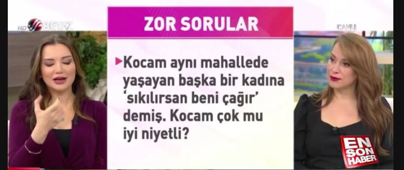 BEYAZ TV Nur Viral'e olay soru: Kocam o kadına ‘Sıkılırsan çağır’ demiş, niyeti ne? - Resim: 3
