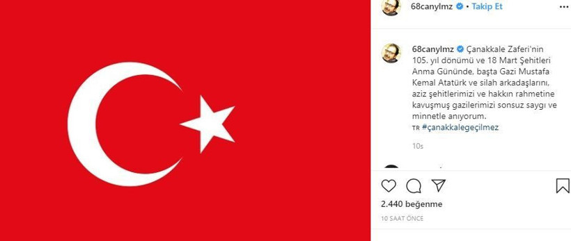 Çanakkale Zaferi'nin 105. yıldönümü için paylaştılar! Gülben Ergen Atatürk'e söz verdi - Resim: 3