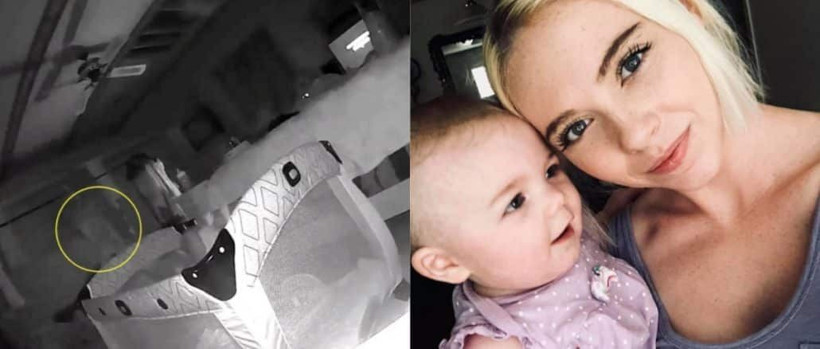 Bebek kamerasında dehşete düşüren hayalet görüntü! Annesi gözlerine inanamadı! - Resim: 1