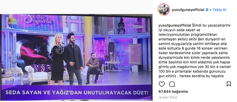 Yusuf Güney yerden yere vurdu 'Seda Sayan ve akılsız...' - Resim: 3