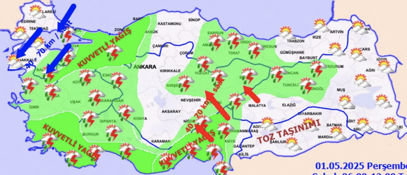 Dışarı çıkmadan bir kez daha düşünün! 28 ile sarı kodlu uyarı - Resim: 4