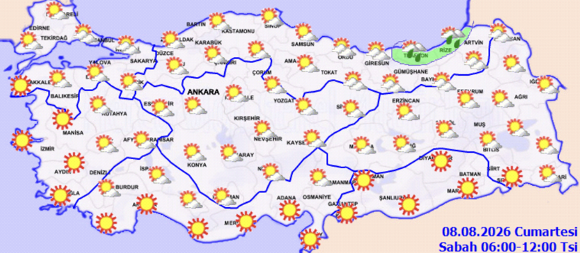 Meteoroloji'den çok kritik uyarı! Bir bölüm 41 derece ile kavrulurken kuzey kesimlerde sağanak bekleniyor - Resim: 5