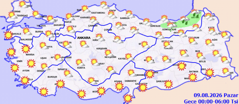 Meteoroloji'den çok kritik uyarı! Bir bölüm 41 derece ile kavrulurken kuzey kesimlerde sağanak bekleniyor - Resim: 6