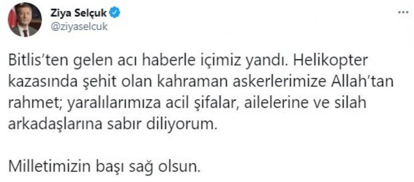 Türkiye şehitlerine ağlıyor! 11 şehidimiz için siyasilerden başsağlığı mesajları geldi - Resim: 3