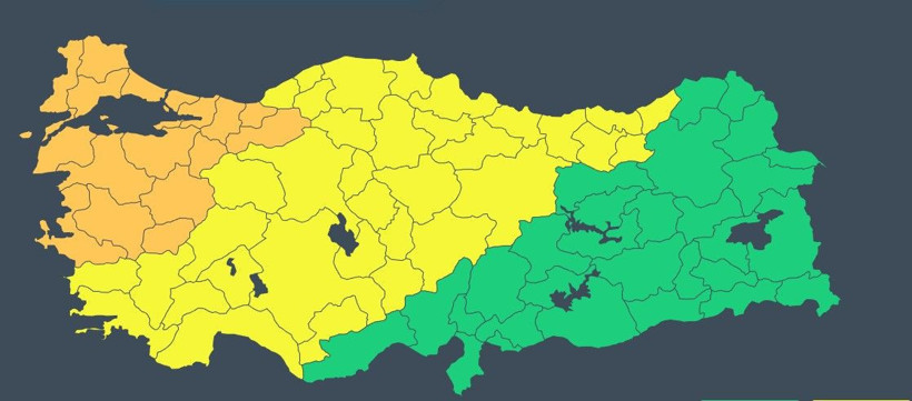 Meteoroloji alarm verdi 58 ile kuvvetli yağış fırtına geliyor: İstanbul Ankara İzmir Antalya Bursa - Resim: 3