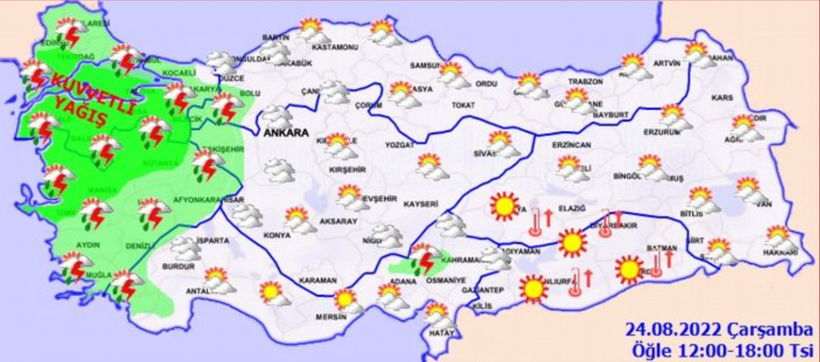 Dikkat! Meteoroloji, AFAD ve AKOM saat verip uyardı! 11 şehir için sağanak, sel, hortum ve dolu alarmı verildi - Resim: 2