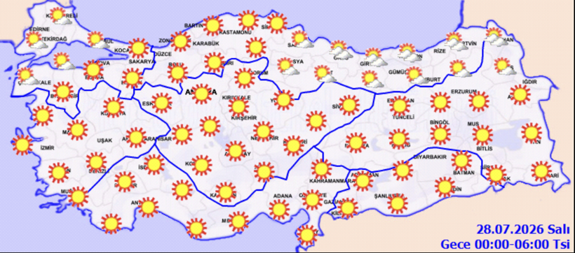 Meteoroloji açıkladı! Kuzeydoğu'da sağanak yurtta sıcaklık yükseliyor... - Resim: 6