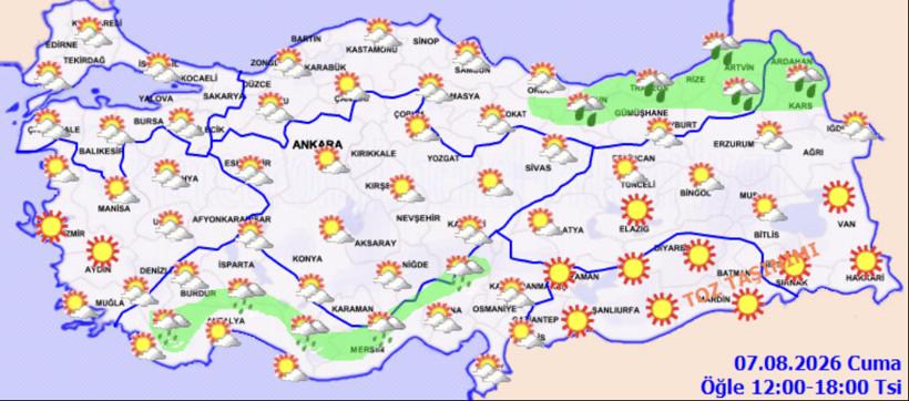 Sıcaklıklar rekor kırarken Meteoroloji'den 31 ile kuvvetli sağanak uyarısı! - Resim: 8
