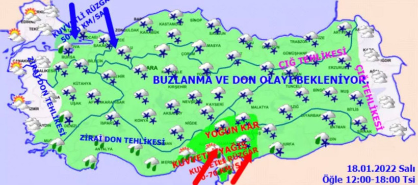 İstanbul'da kar yağışı başladı gece boyu yoğun kar ve 'Sibirya Soğukları' var! İşte son durum - Resim: 3
