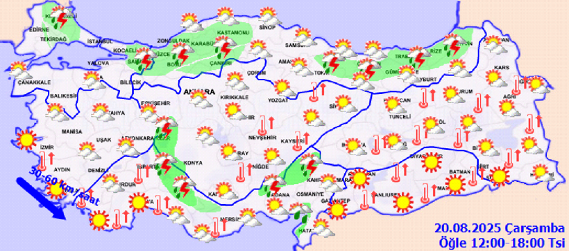 Önce yağmur sonra sıcak! Meteoroloji raporu yayınladı... - Resim: 4