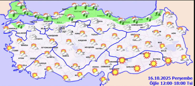 Sis, pus ve yağmur! Meteoroloji 3 bölgeyi uyardı Sürücüler dikkat - Resim: 4