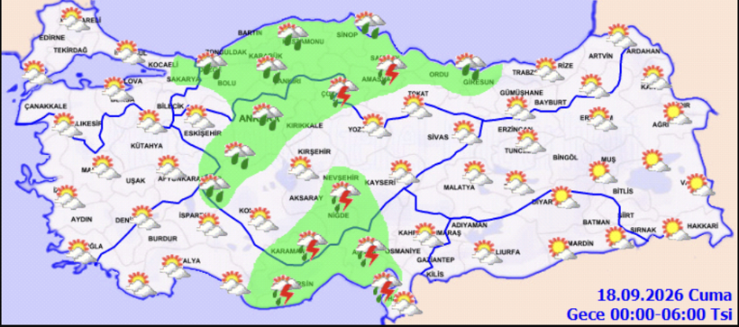 12 il için ‘sarı kod’ alarmı! Hafta sonuna dikkat! Sağanak sürecek... - Resim: 9
