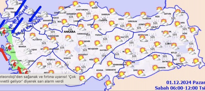 Ege'de sağanak Marmara'da fırtına! Meteorolojiden sarı alarm! - Resim: 4