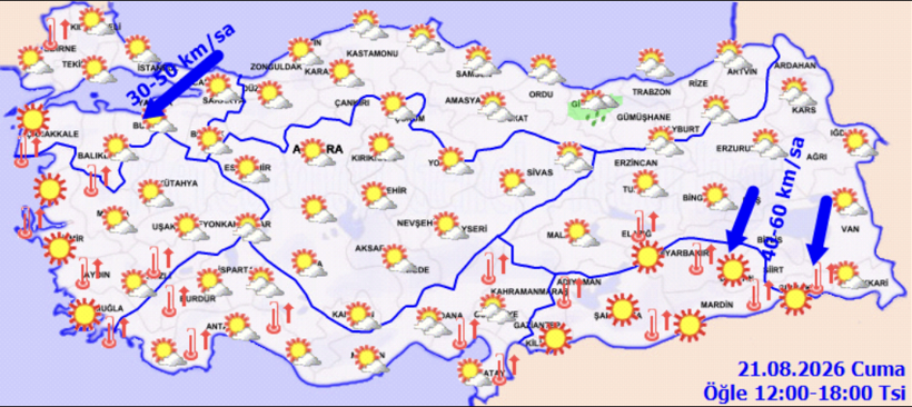 Karadeniz'den giriyor! Termometreler rekor kıracak! Haritada bir ilimiz işaretlendi... - Resim: 7