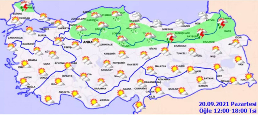 Meteoroloji harita yayınlayarak uyardı! Sıcaklıklar aniden düşüyor işte il il hava durumu - Resim: 3
