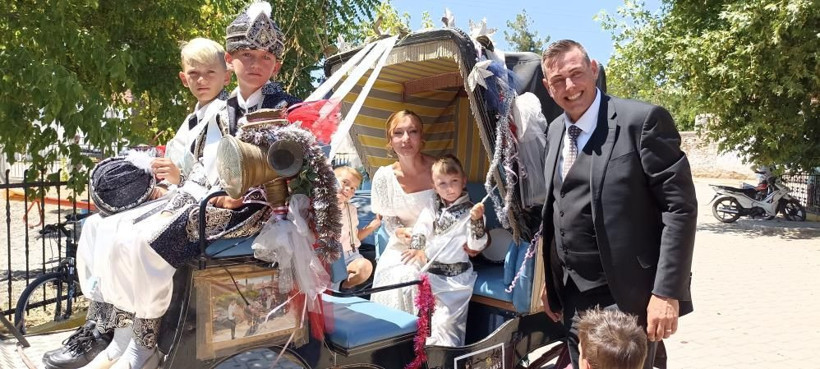 İsviçreli Mikail Denizli'de mehterli sünnet düğünü yaptı Türk hayranlığı dikkat çekti - Resim: 2