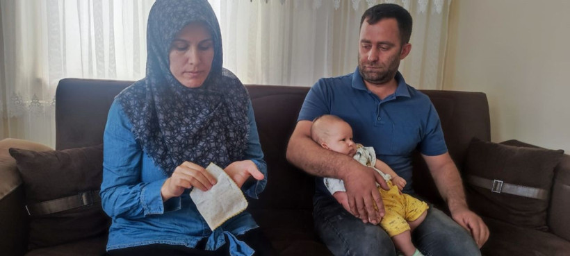 İki aylık bebeğin bacağından enjektör iğnesi çıktı! Doğduğu günden beri ağlıyordu - Resim: 1