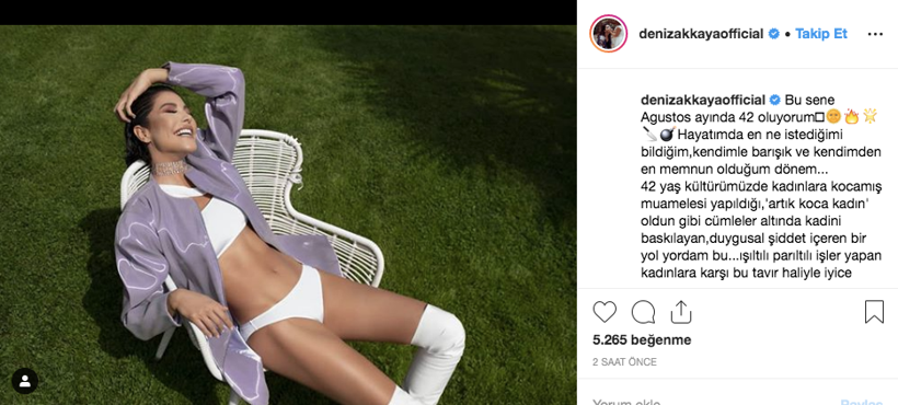 Kocamış denilen kadınlar için yazdı! Deniz Akkaya'dan bikinili yaş paylaşımı! - Resim: 2