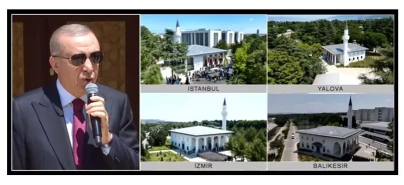 Cumhurbaşkanı Erdoğan, Milli Savunma Üniversitesi'ne bağlı birimlerdeki camilerin açılışını yaptı - Resim: 1