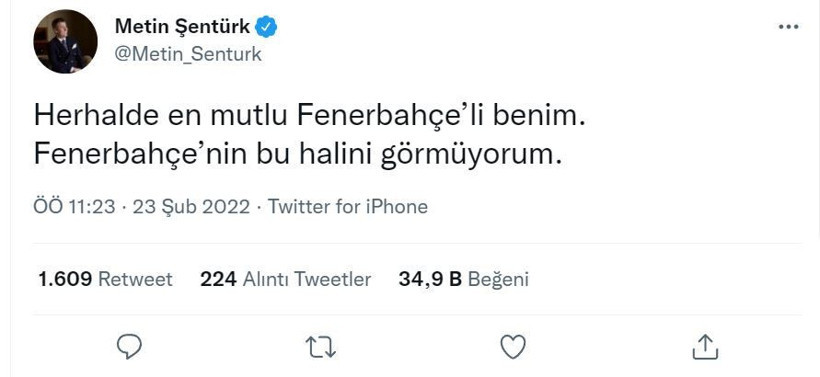 Metin Şentürk espriyle karışık Fenerbahçe'yi yerin dibine soktu: En mutlu Fenerbahçeli benim... - Resim: 3