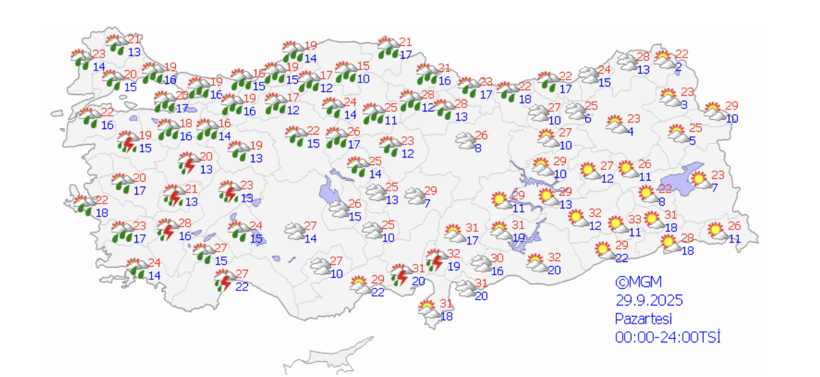 Meteoroloji saatli uyardı! 17 kentte sarı kod alarmı! Sel kapıda... - Resim: 3