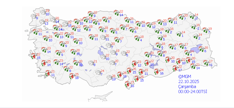 Dokuz ile sarı kodlu uyarı! “Karambol’ geliyor! Soğuk hava ve fırtınaya birlikte dikkat - Resim: 4