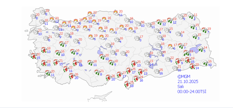 Dokuz ile sarı kodlu uyarı! “Karambol’ geliyor! Soğuk hava ve fırtınaya birlikte dikkat - Resim: 3