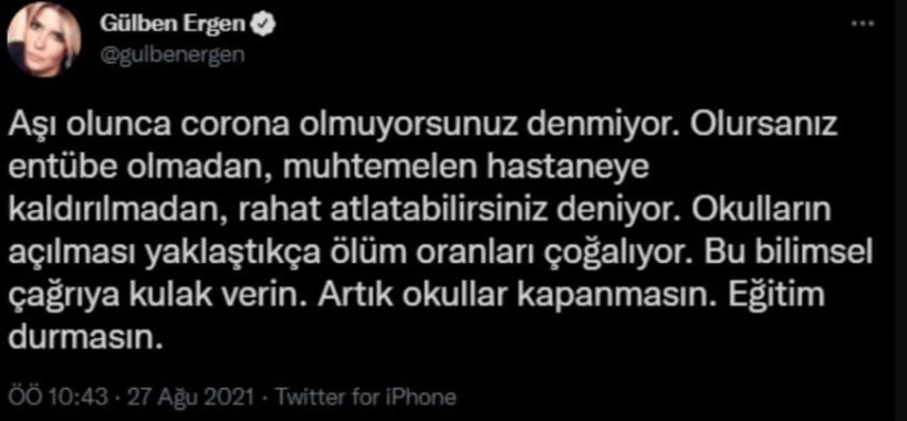 Gülben Ergen'den 'yine korona oldu' haberine isyan: Aşılıyım, bir kere Covid19 oldum! - Resim: 4