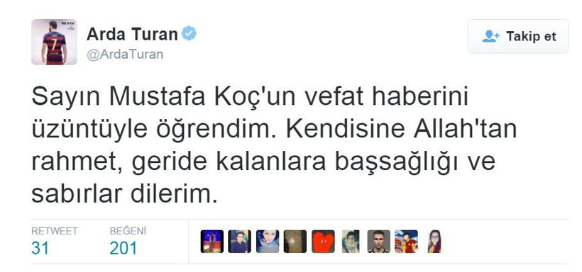 Mustafa Koç'un vefatının ardından ünlüler ne dedi? - Resim: 1