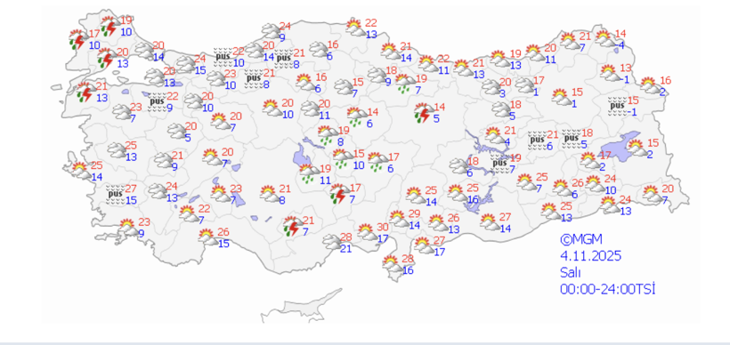 Şemsiyenizi almadan çıkmayın! Meteoroloji'den 20 kente sağanak uyarısı - Resim: 3