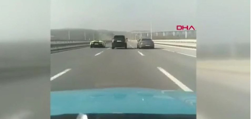 İstanbul Havalimanı yolunu kapatıp makas atarak yarış yapan Gökhan Çıra çıktı! - Resim: 4