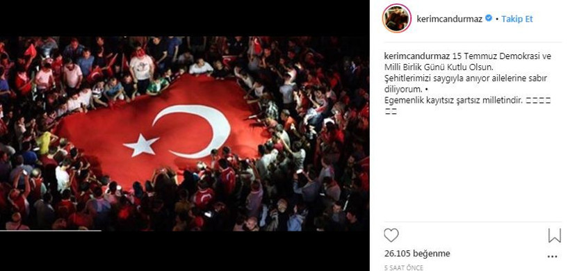 15 Temmuz'u unutmadı paylaşımı binlerce beğeni aldı - Resim: 4