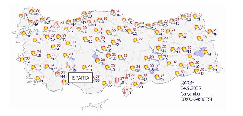 Yurt geneli hava durumu tahminleri yayınladı! Sağanak bekleniyor mu? - Resim: 4
