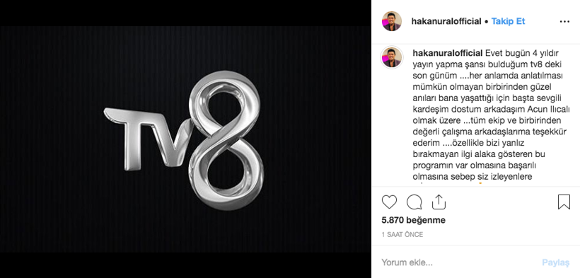 Acun gafı olay! Hakan Ural TV8'den ayrıldı 2. Sayfa Müge ve Gülşen'in yerini aldı - Resim: 3