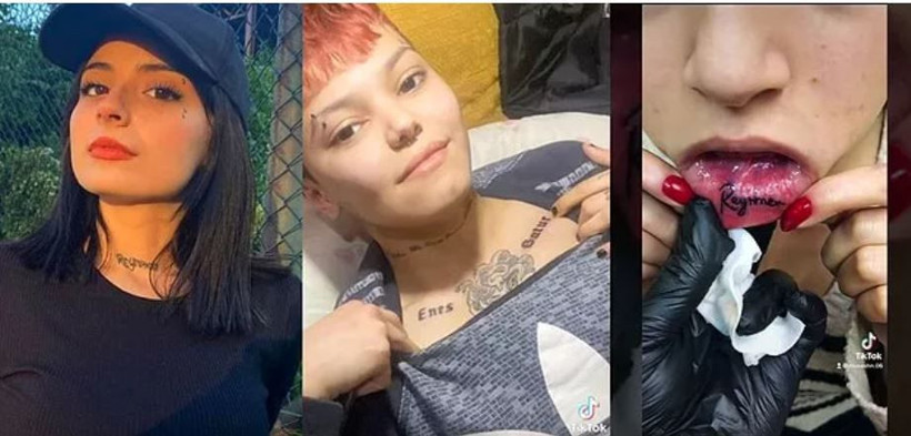 Genç kızların boynuna Reynmen, Çakal, Mero ve Sefo dövmesi yaptırma akımı TikTok'ta patladı! - Resim: 1