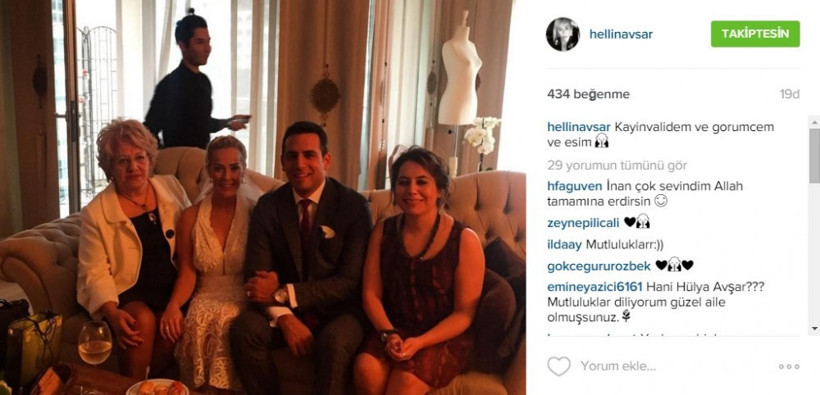 Helin Avşar evlendi işte gelinliği ve ilk fotoğraflar - Resim: 4