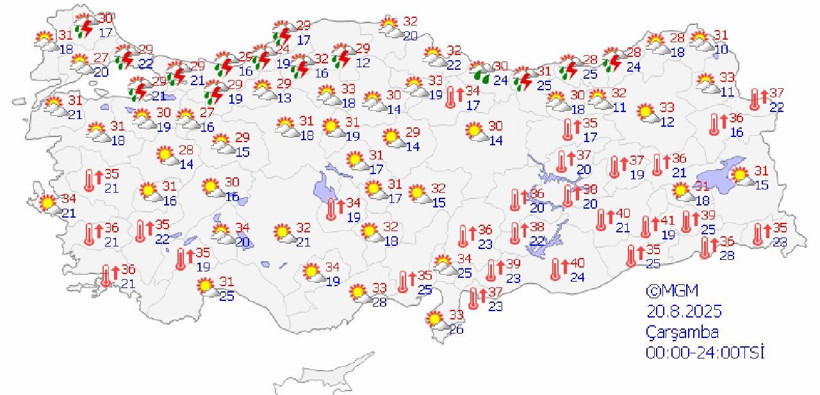 Önce yağmur sonra sıcak! Meteoroloji raporu yayınladı... - Resim: 3