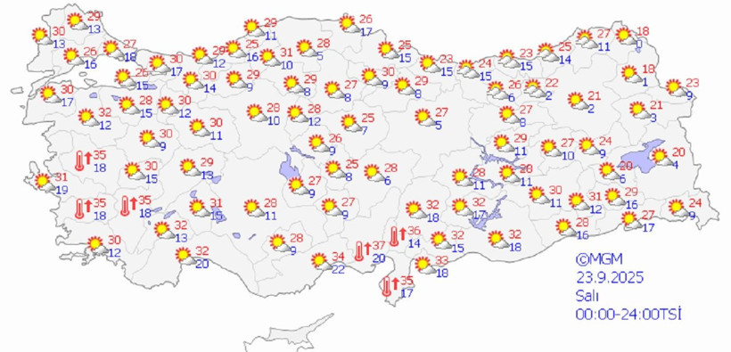 Meteoroloji açıkladı! Hava sıcaklıkları mevsim normallerinde olacak... - Resim: 3