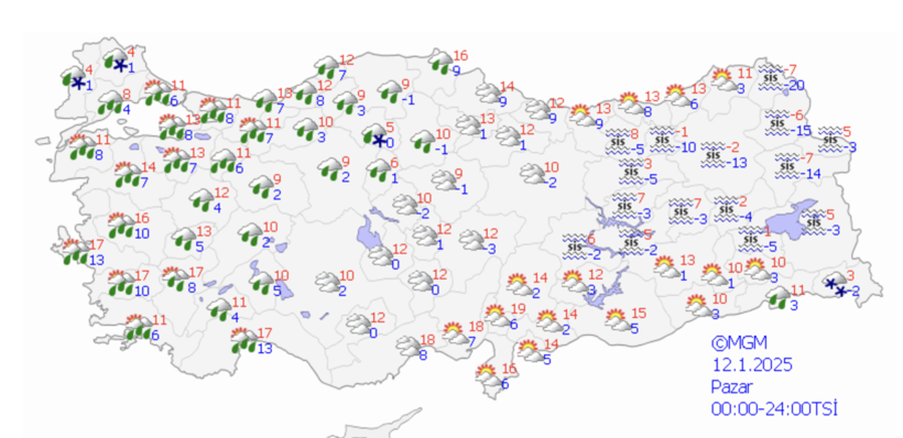 Marmara'da kar alarmı: İstanbullular dikkat, Meteoroloji'den 13 ile sarı kodlu uyarı - Resim: 3