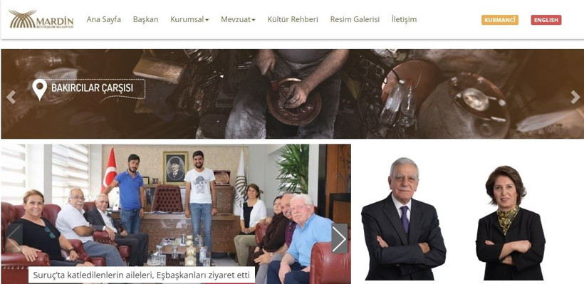 Mardin'de HDP'li belediyeler resmi web sitelerinde Atatürk ve Türk bayrağı resmini kaldırdı - Resim: 3