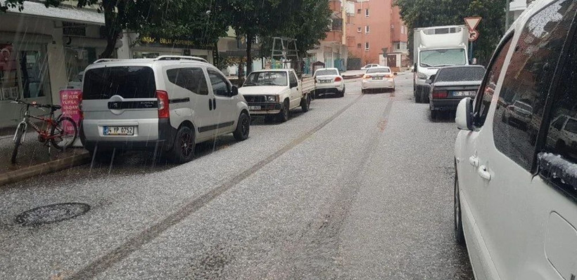 Antalya Alanya'ya 53 yıl aradan sonra kar yağdı - Resim: 1