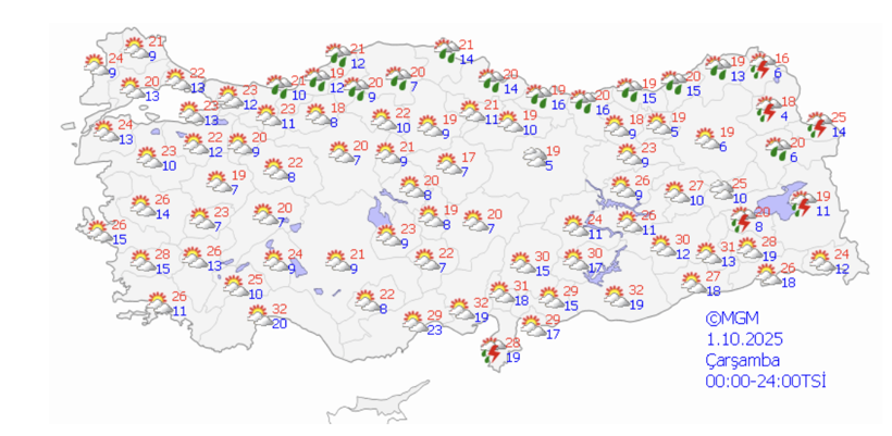 4 kentte sarı kodlu alarm! 3 bölgede kuvvetli yağış uyarısı Kara kış kapıya dayandı - Resim: 3