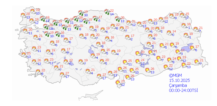 Bugün yarın ve hafta sonuna dikkat! Gök gürültülü sağanak bekleniyor... - Resim: 2