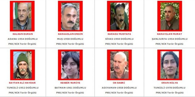 Aranan teröristlerin listesi yayınlandı - Resim: 2